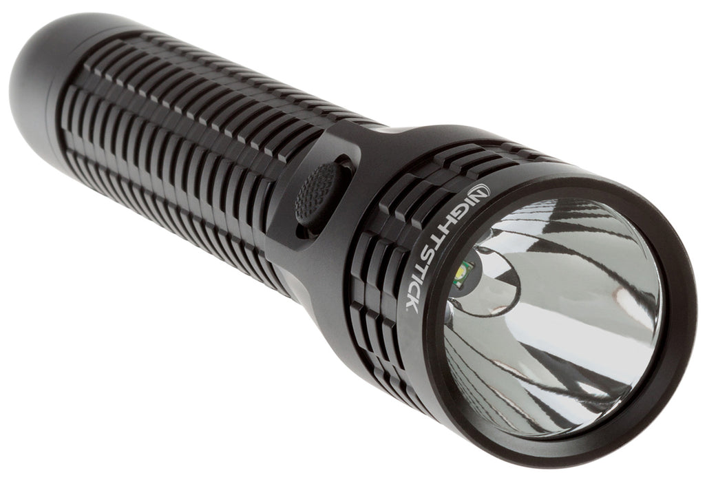 Nightstick NSR9614XL Metal Duty/Personal-Size Rechargeable Flashlight  Black Anodized 50/200/850 Lumens White LED