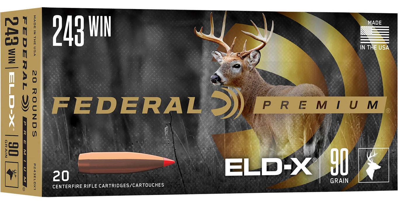 Federal P7RELDX1 Premium ELD-X 7mmRemMag 162gr 20 Per Box/10 Case