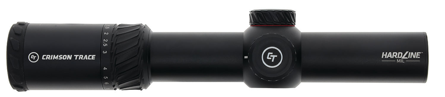 Crimson Trace 013002301 Hardline  Black Anodized 1-10x 28mm 34mm Tube Illuminated CT TR1-MIL Reticle