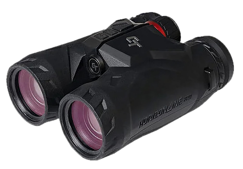 Crimson Trace 013002001 Horizonline 2K Pro Laser Rangefinding 10x42mm Red Illuminated Reticle Black Polymer