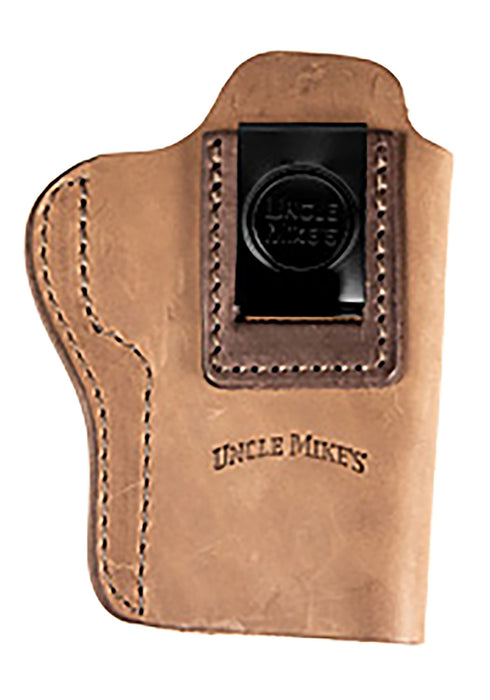 Uncle Mikes-leather(1791) UMIWB5BRWA Inside the Waistband  IWB Size 05 Brown Leather Belt Clip Fits Sig P320 Right Hand