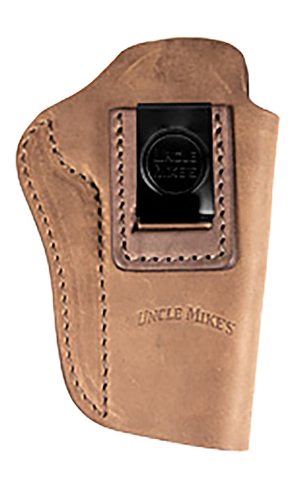 Uncle Mikes-leather(1791) UMIWB6BRWA Inside the Waistband  IWB, Size 06, Brown Leather, Belt Clip Fits 1911 5", Right Hand