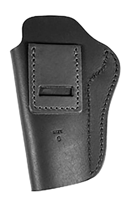 Uncle Mikes-leather(1791) UMIWB6MBLA Inside the Waistband  IWB Size 06 Matte Black Leather Belt Clip Fits 1911 5" Right Hand