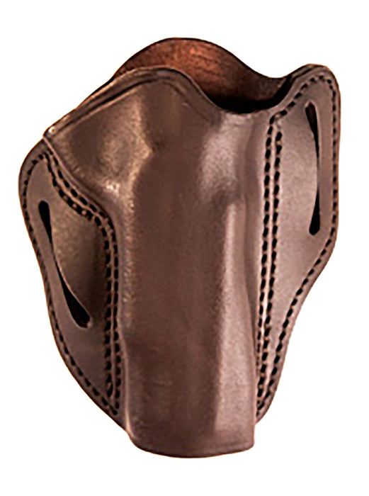 Uncle Mikes-leather(1791) UMOWB3BRWR Outside The Waistband Holster OWB Size 03 Brown Leather Belt Slide Fits 1911 5" Right Hand