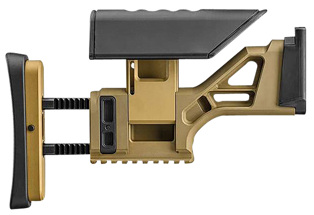 FN 20100567 SSR Rear Stock Assembly  FDE Aluminum, Fully Adjustable for FN SCAR 16S/17S