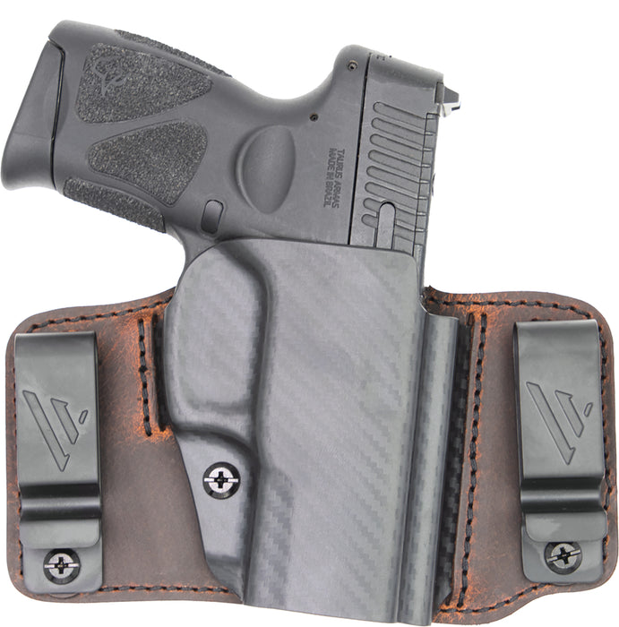 Versacarry INS201365 Insurgent Deluxe IWB/OWB Brown Polymer Belt Clip Fits Sig P365 Right Hand