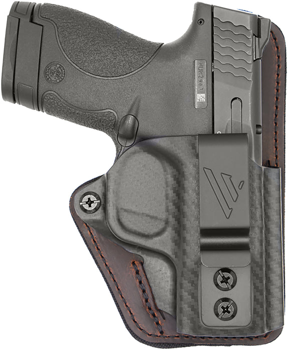 Versacarry CFC211SHD Comfort Flex Custom IWB Brown Polymer Belt Clip Fits S&W M&P Shield Right Hand