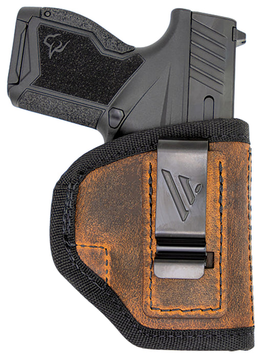 Versacarry RA2111 Ranger  IWB Size 01 Brown Polymer Leather Belt Clip