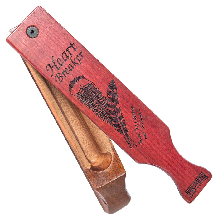 Primos 228 Heartbreaker  Box Call Attracts Turkey Natural/Purple Mahogany