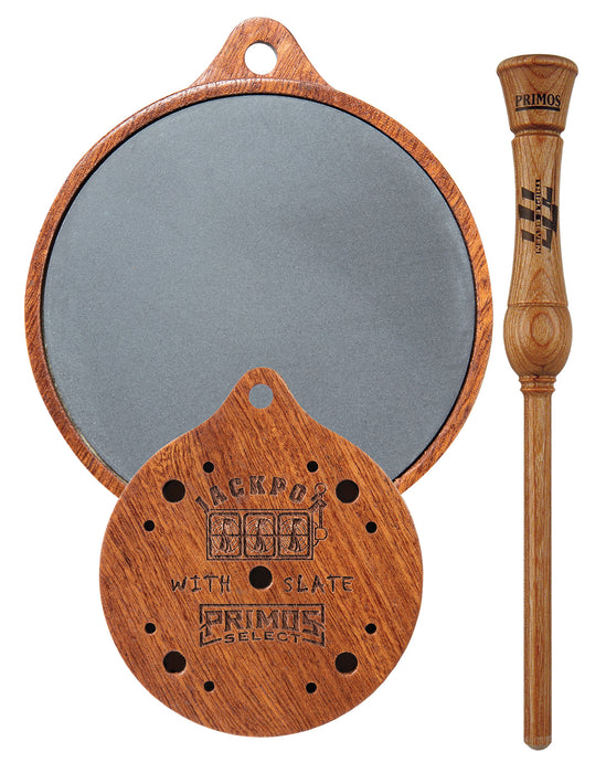 Primos 216 Jackpot  Striker Call Turkey Sounds Gray/Natural Hardwood