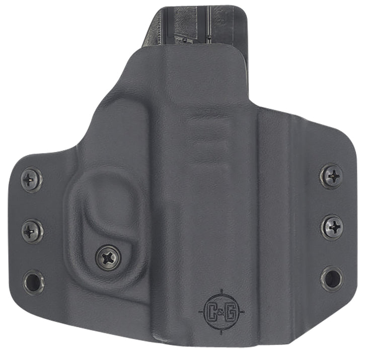 C&G Holsters 0256100 Covert  OWB Black Kydex Belt Loop Fits Sig P365/P365 XL