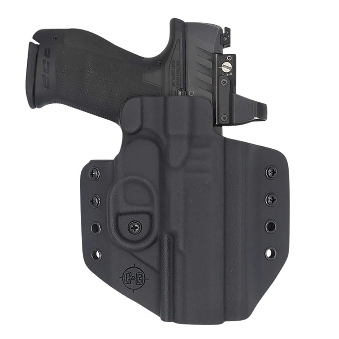 C&G Holsters 1206100 Covert  OWB Black Kydex Belt Loop Fits Walther PDP 4.5" Right Hand