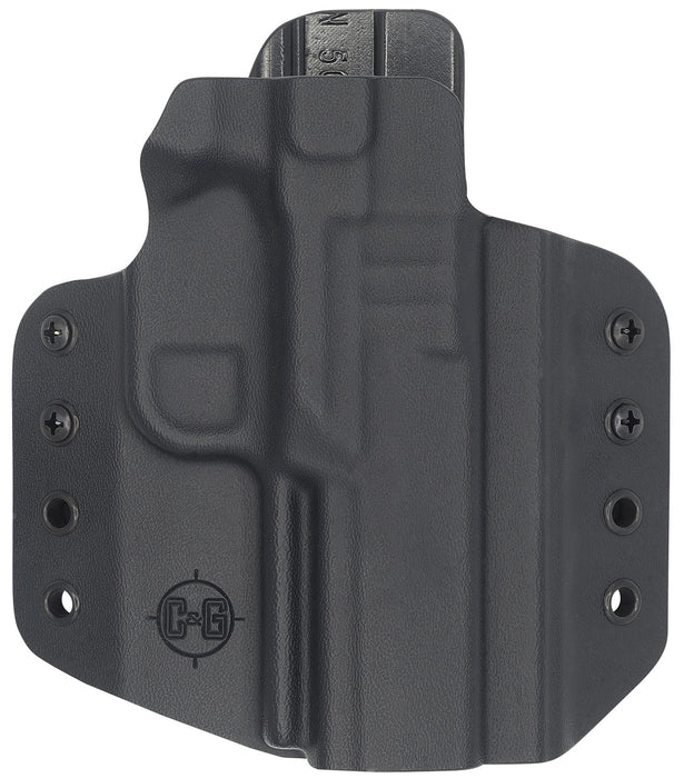 C&G Holsters 1696100 Covert  OWB Black Kydex Belt Loop Fits FN 509/T Right Hand