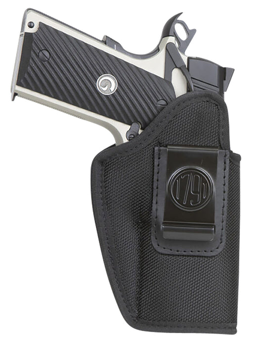 1791 Gunleather PNIWB4BLKL Premium Nylon  IWB Size 04 Black Ballistic Nylon Clip-On Left Hand