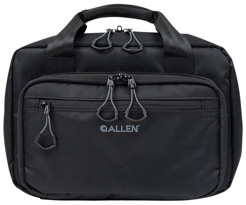 Allen 3639 Double Pistol Bag Black Nylon Holds 2 Handguns