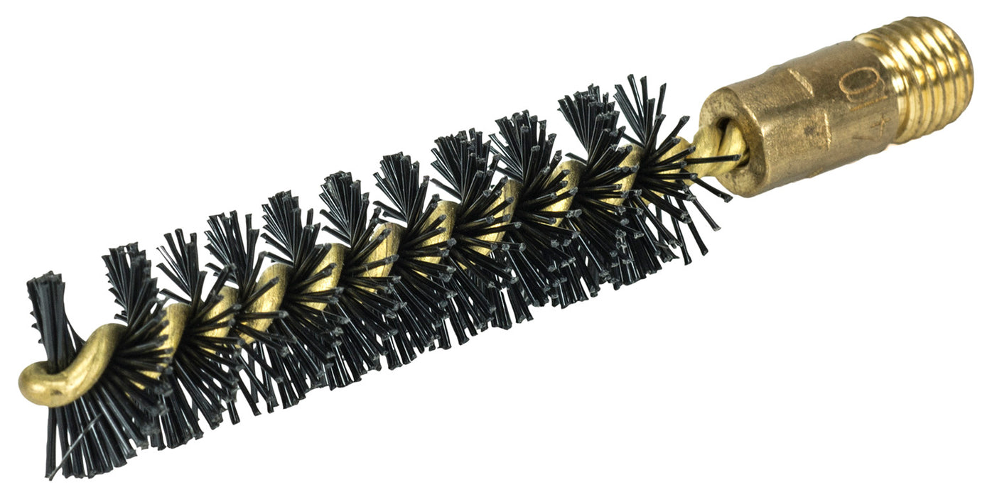 Breakthrough Clean BT410BNBB Nylon Bristle Bore Brush 410 Gauge #8-32 Thread Brass Core Nylon Bristles