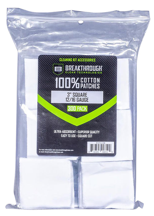 Breakthrough Clean BTCPS3300 Square Patches 12-16 Gauge 300 pieces