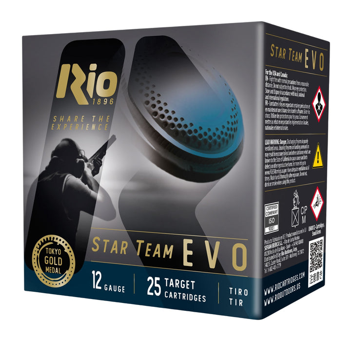 Rio Ammunition ST32HV8 Star Team EVO High Velocity 12 Gauge 2.75" 1 1/8 oz 8 Shot 25 Per Box/ 10 Cs