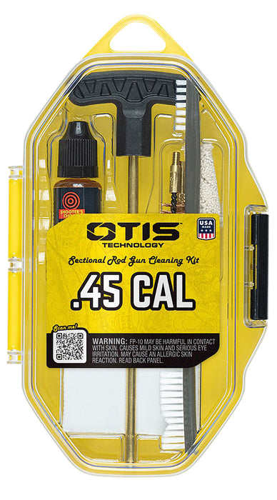 Otis FGSRS45 .45 Cal Cleaning Kit For Pistol .45 Cal Black Compact Soft Pack Case