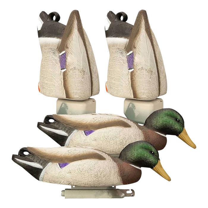 Higdon Outdoors 17023 Magnum Feeder Mallards Species Multi Color 4 Pack