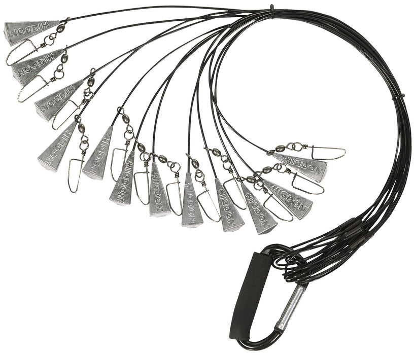 Higdon Outdoors 30321 Battleship Rig  Black 18" Long 12 Pack