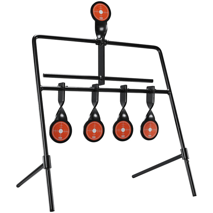 Champion Targets 40874 Gong Auto Reset Rimfire Black/Orange 6.83 lbs Standing 5 Targets