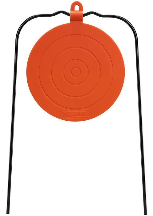 Champion Targets 40867 Gong  Champion Centerfire Hanging Metal Target/ Black/Orange
