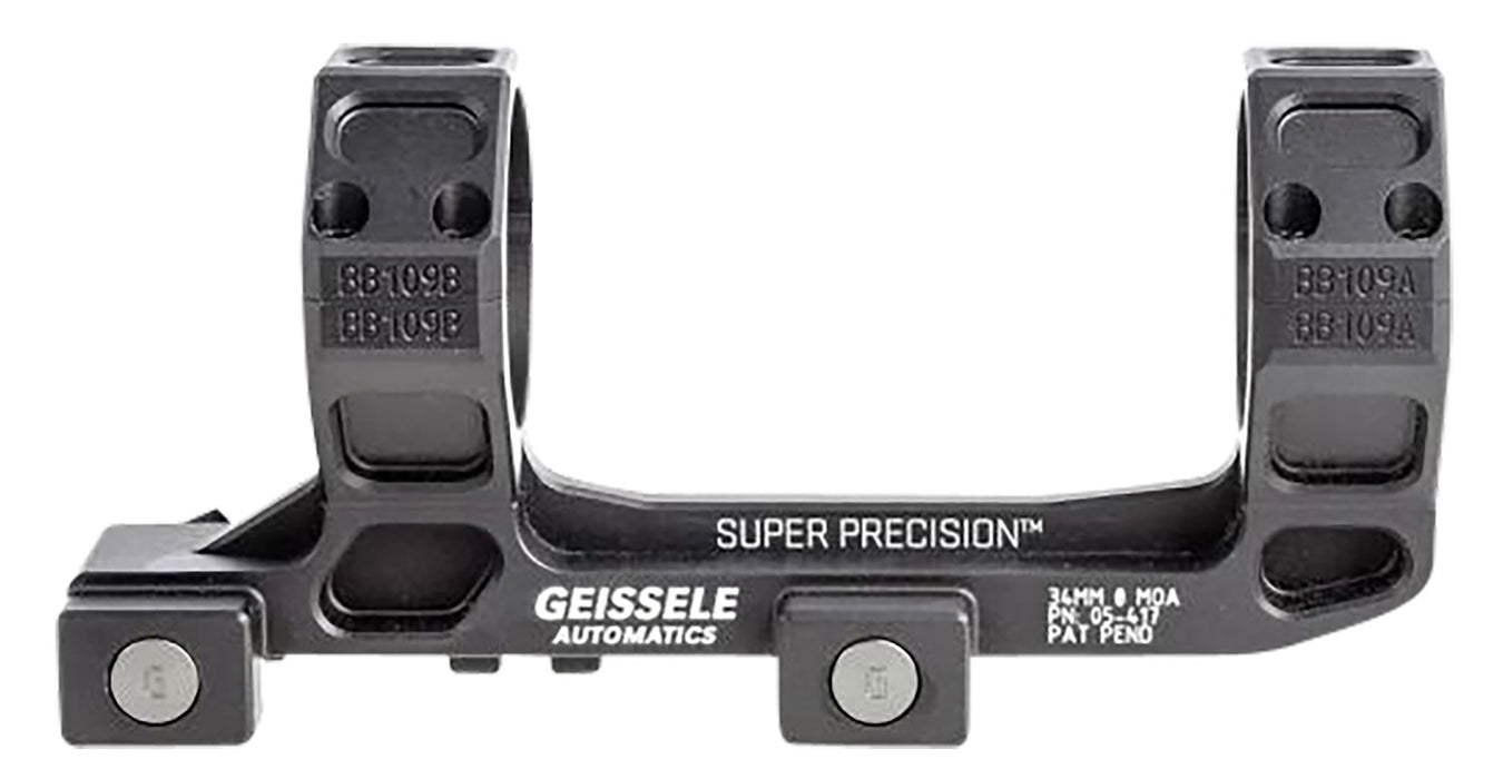 Geissele Automatics  AR15 Super Precision Scope Mount/Ring Combo Black Anodized