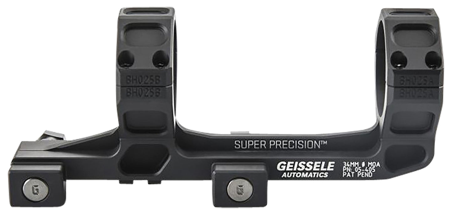 Geissele Automatics  AR15 Super Precision Scope Mount/Ring Combo Black Anodized