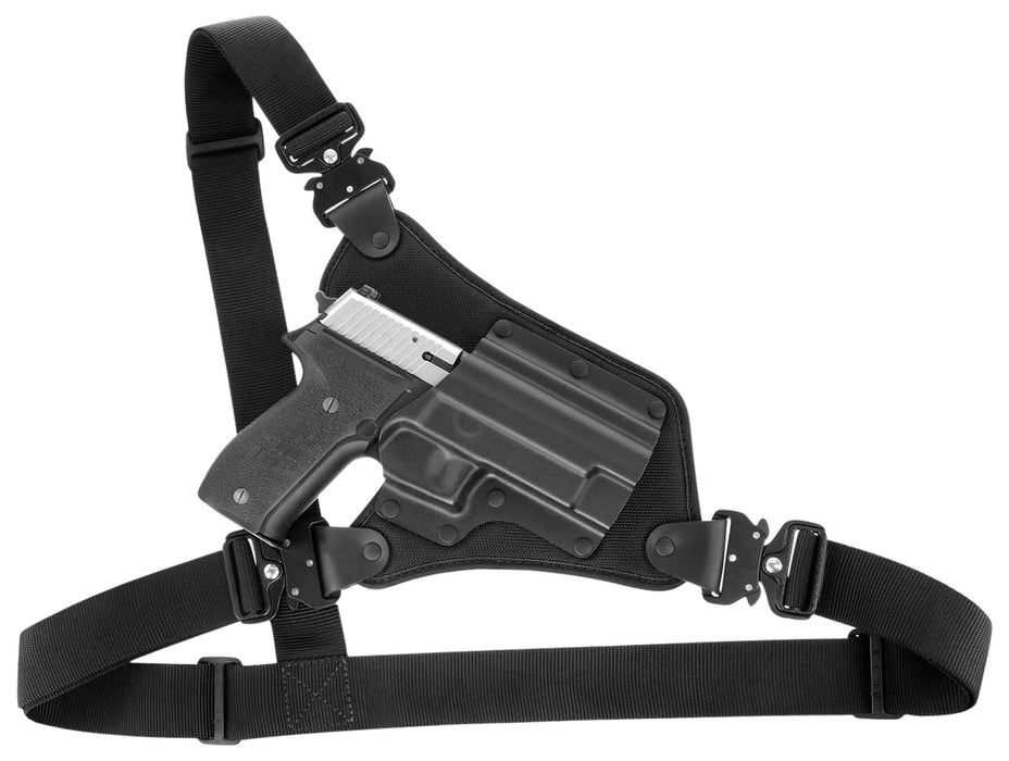 Galco HR228RB High Ready Chest Holster Size Fits Chest Up To 58", Black Kydex/Nylon, Compatible w/Glock 20/21, Harness Mount