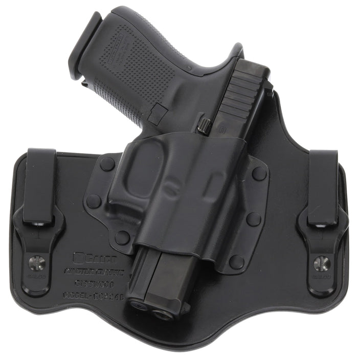 Galco KC870RB KingTuk Classic IWB Black Kydex/Leather UniClip Fits Sig P365/XL/X Right Hand