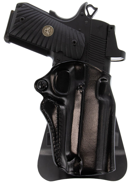 Galco SM2-266RB Speed Master 2.0 OWB Black Leather Paddle Fits Kimber/Springfield 1911 4", Colt/SW1911SC/Para USA 4 1/4" Right Hand