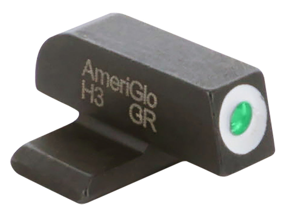 AmeriGlo SG1608 Tritium Front Sight for SIG Sauer/Springfield Armory  Black | Green Tritium with White Outline