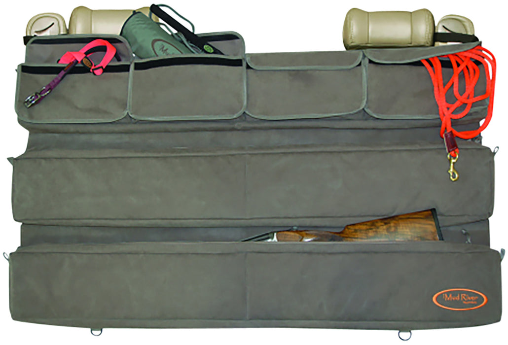 Mud River 18500 Truck Seat Organizer  Brown Nylon/Poly Pique