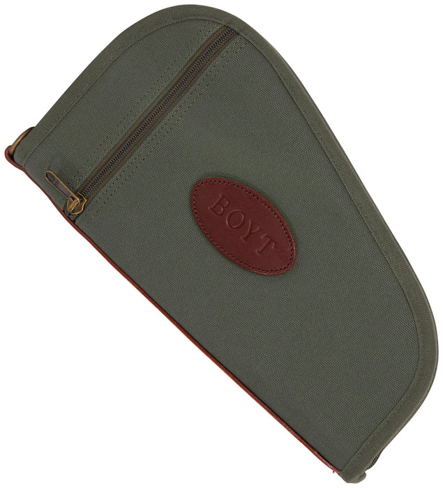 Boyt Harness PP41OD Heart-Shaped Pistol Case OD Green Canvas Holds Handgun