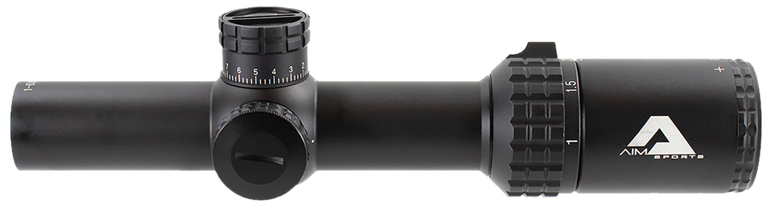 Aim Sports  Alpha 6  Black Anodized 1-6x 24mm CQ1-MOA Reticle