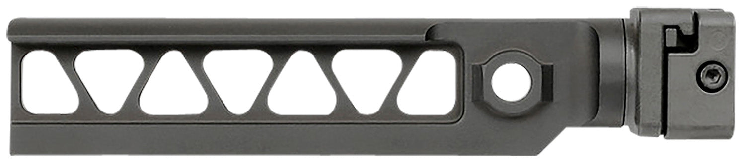 Midwest Industries MIALPHAM4BSF Alpha M4 Beam Black Steel Folding, Fits 1913 Picatinny Rail Adapter, for Mil-Spec Stocks