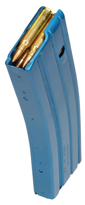 DuraMag 2023005175CPD AR-15 Duramag Speed 20rd 300 Blackout 223 Cal/5.56mm Blue Aluminum