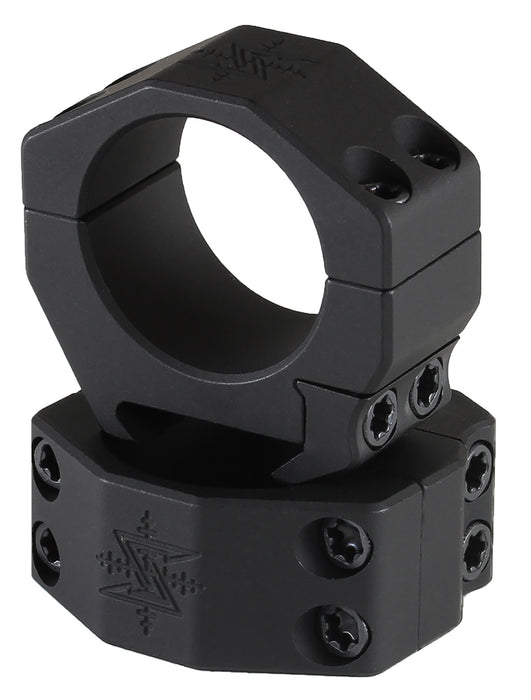 Seekins Precision 0010620016 Scope Rings  Matte Black 30mm Extra High