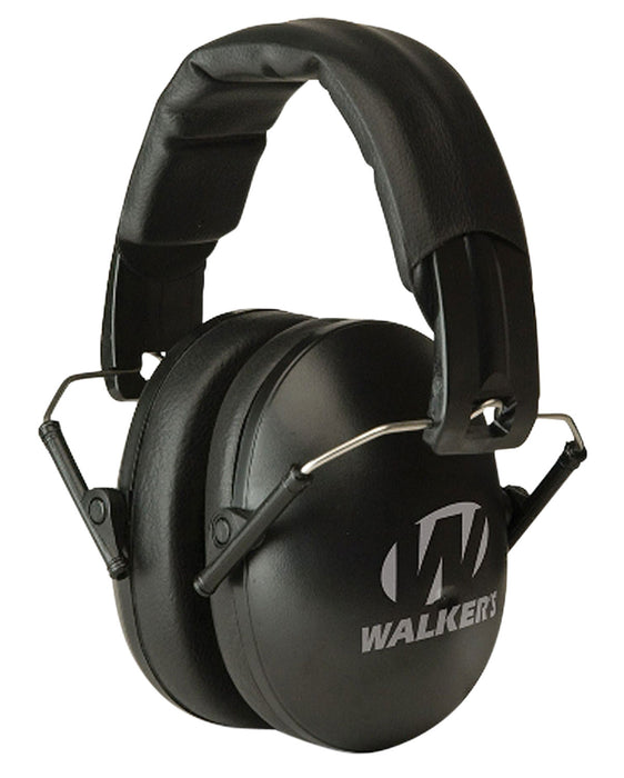 Walker's GWPYWFM2BLK Folding Muff  23 dB Over the Head Black Polymer Fits Youth/Women