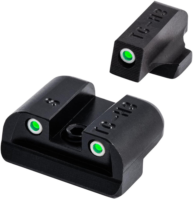 TruGlo TG231S2 Tritium  Black | Green Tritium Front Sight Green Tritium Rear Sight