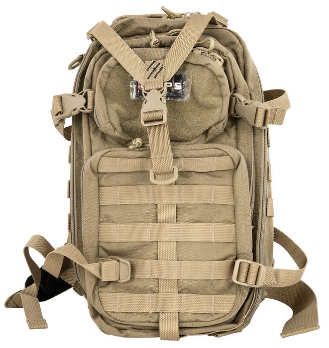 GPS Bags T1611BOB Tactical Bugout Bag Backpack Tan 600D Polyester 2 Handguns