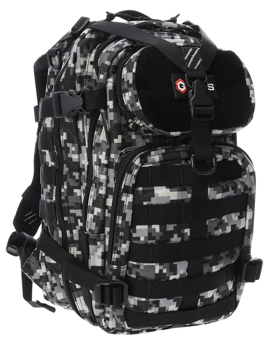 GPS Bags T1611BOBGD Tactical Bugout Bag Backpack Gray Digital 600D Polyester 2 Handguns