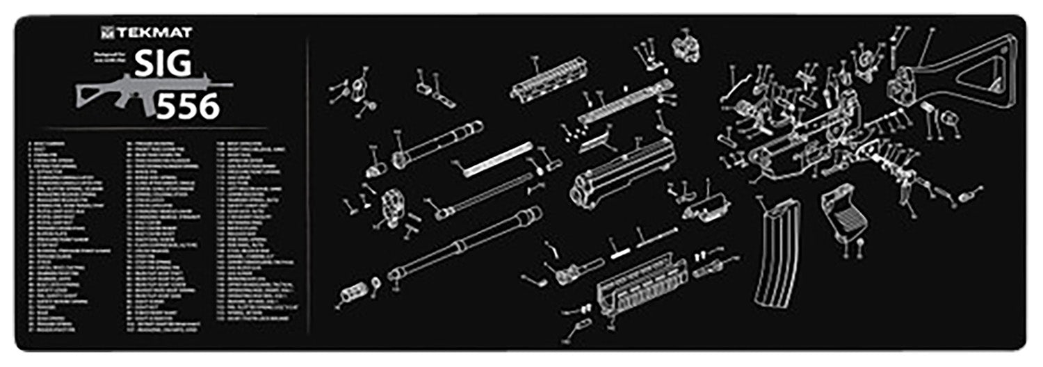 TekMat TEKR36SIG556 Sig Sauer 556 Cleaning Mat Sig 556 Parts Diagram 12" x 36"