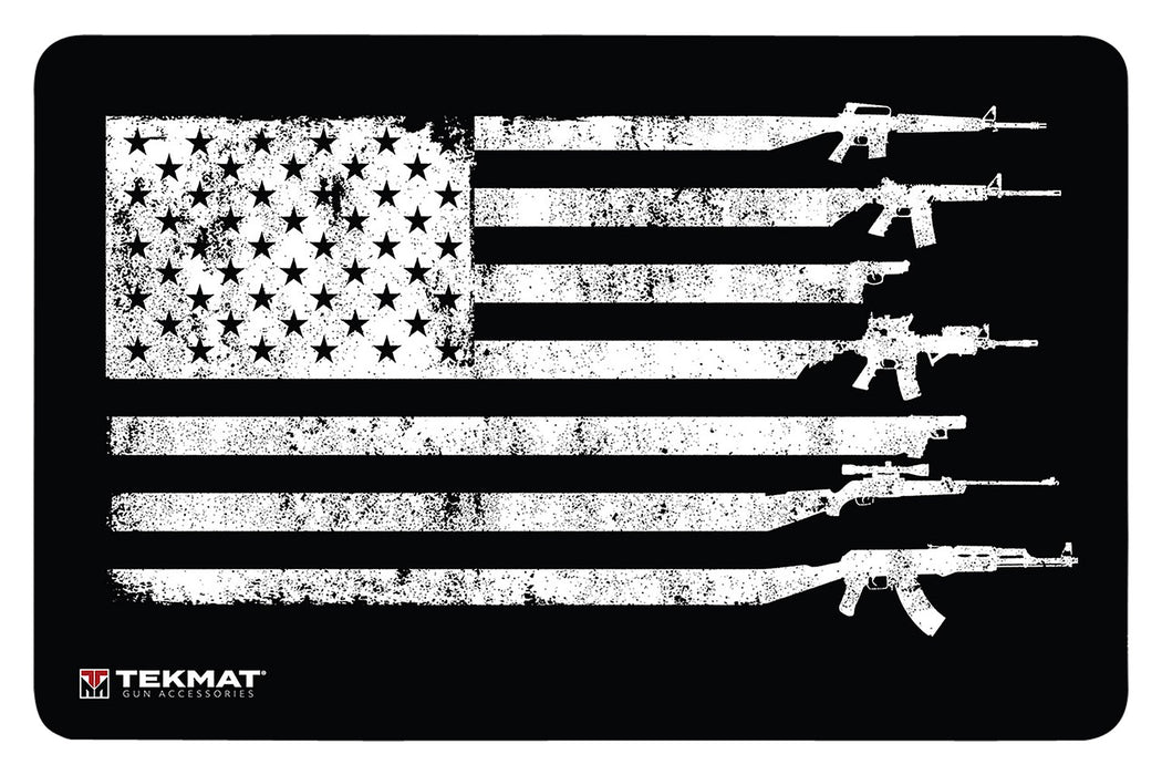 TekMat TEK42GFUSA USA Gun Flag Door Mat 25" x 42"