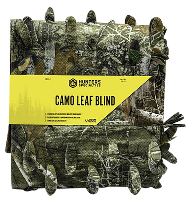 Hunters Specialties 100123 Camo Leaf Blind  Realtree Edge Polyester 56" H x 12' L