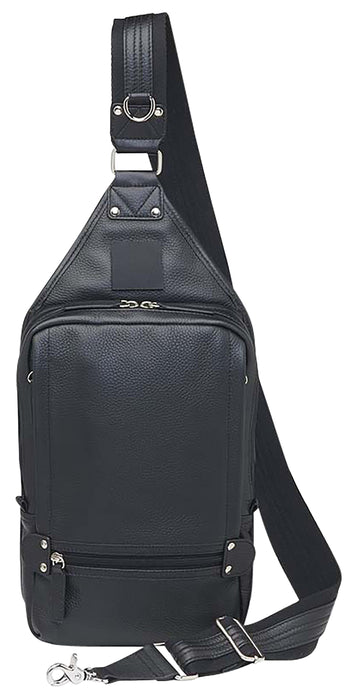 Gun Tote'n Mamas/Kingport GTM108BK Sling Backpack  Black Leather Includes Standard Holster