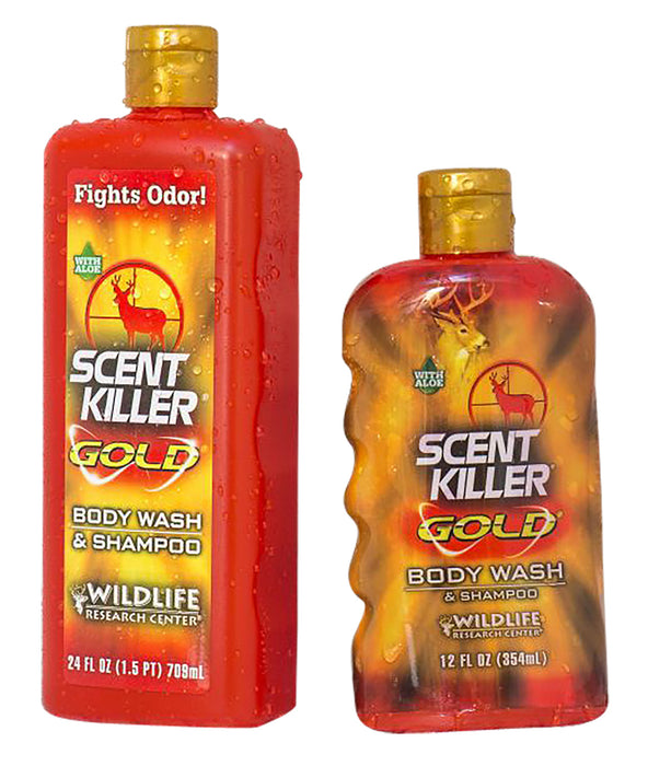 Wildlife Research 1240 Scent Killer Gold Body Wash/Shampoo Odor Eliminator 12 oz Bottle