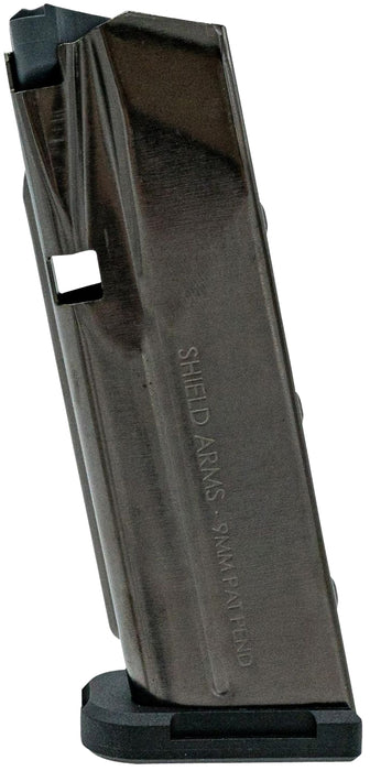 Shield Arms SAS15BLKNGEN3 S15 Magazine Gen 3 15rd Flush 9mm Luger Fits Glock 48/43X Black Nickel Steel