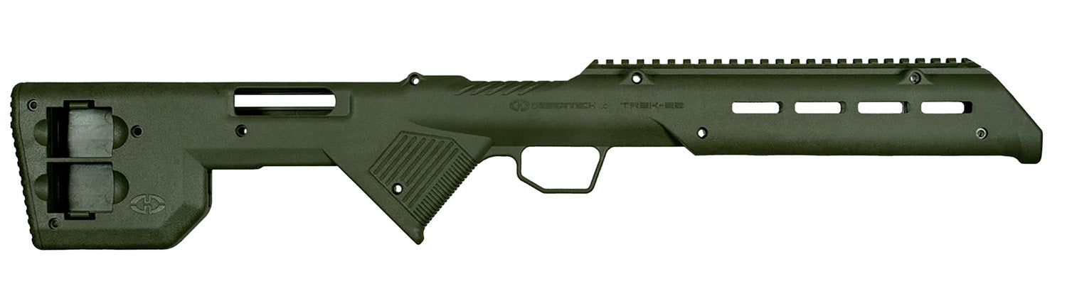 Desert Tech TRK22GRN TREK-22 Rifle Chassis OD Green Synthetic, Fixed Bullpup, Fits Ruger 10/22, 26.75" OAL